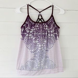 Prana Meadow Tank Plum Daydream Size Medium